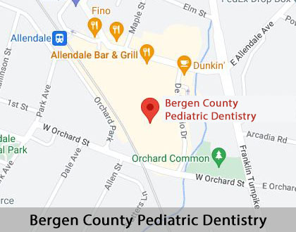 Map image for Routine Pediatric Dental Care in Allendale, NJ